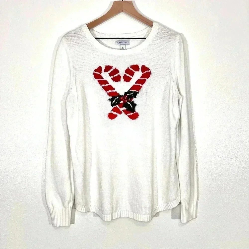 Kim Rogers Candy Cane Top